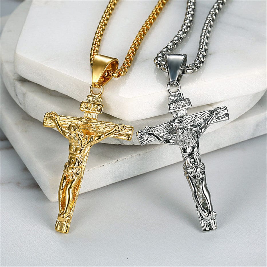 Stainless Steel Crucifix Pendant Chain - BOGO - Image 8