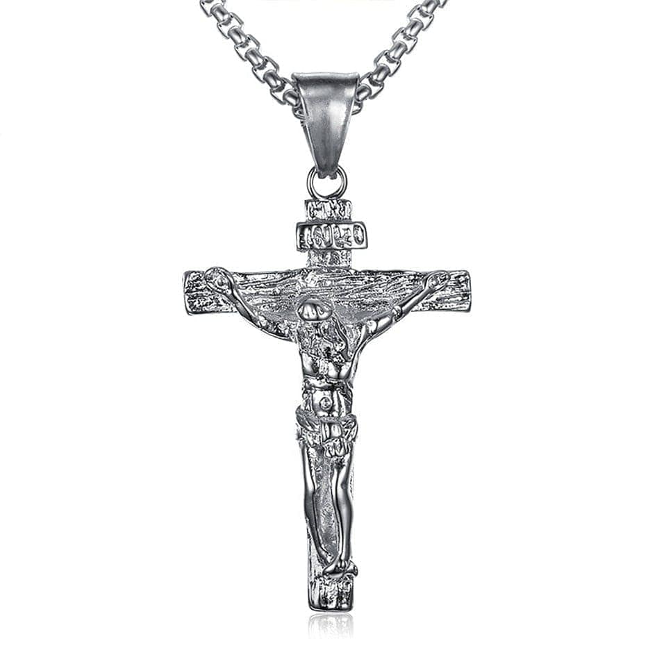 Stainless Steel Crucifix Pendant Chain - BOGO - Image 9