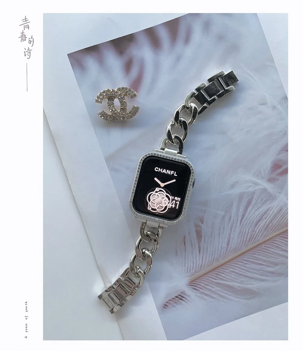 Cuban Chain Apple Watch Band - Image 9