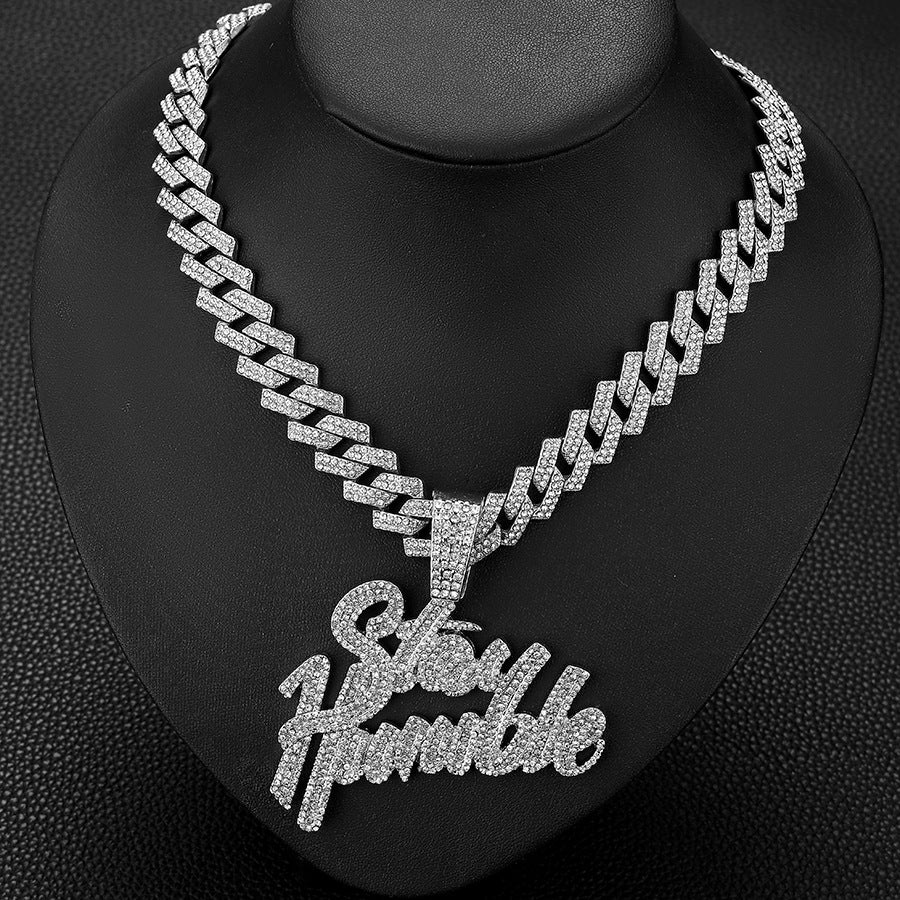 STAY HUMBLE Pendant + Cuban Chain - Image 2