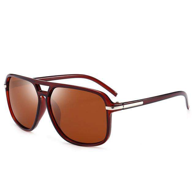 Stuntin' Black Square Frame Oversized Sunglasses - Image 3
