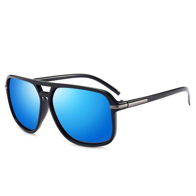 Stuntin' Black Square Frame Oversized Sunglasses - Image 4