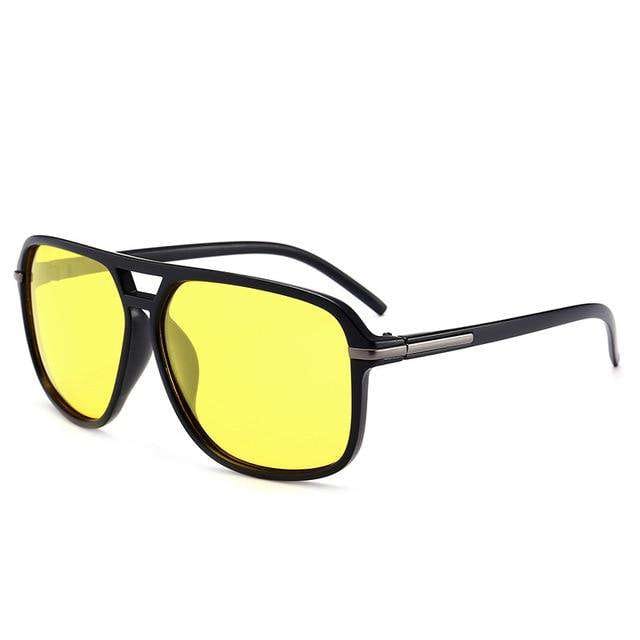 Stuntin' Black Square Frame Oversized Sunglasses - Image 5