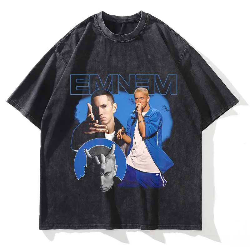 Eminem Vintage Washed Loose Graphic T-Shirt - Image 19