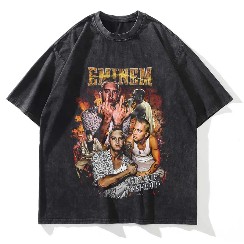 Eminem Vintage Washed Loose Graphic T-Shirt - Image 23