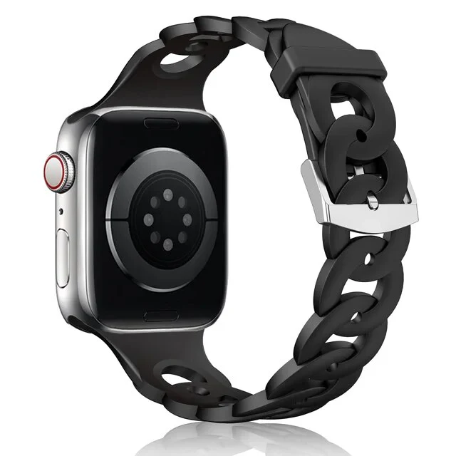 Compatible with Apple Watch -  Silicone Pattern Watch Band