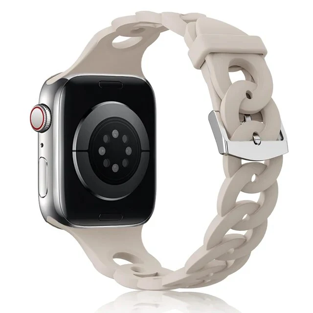 Compatible with Apple Watch -  Silicone Pattern Watch Band - Image 14