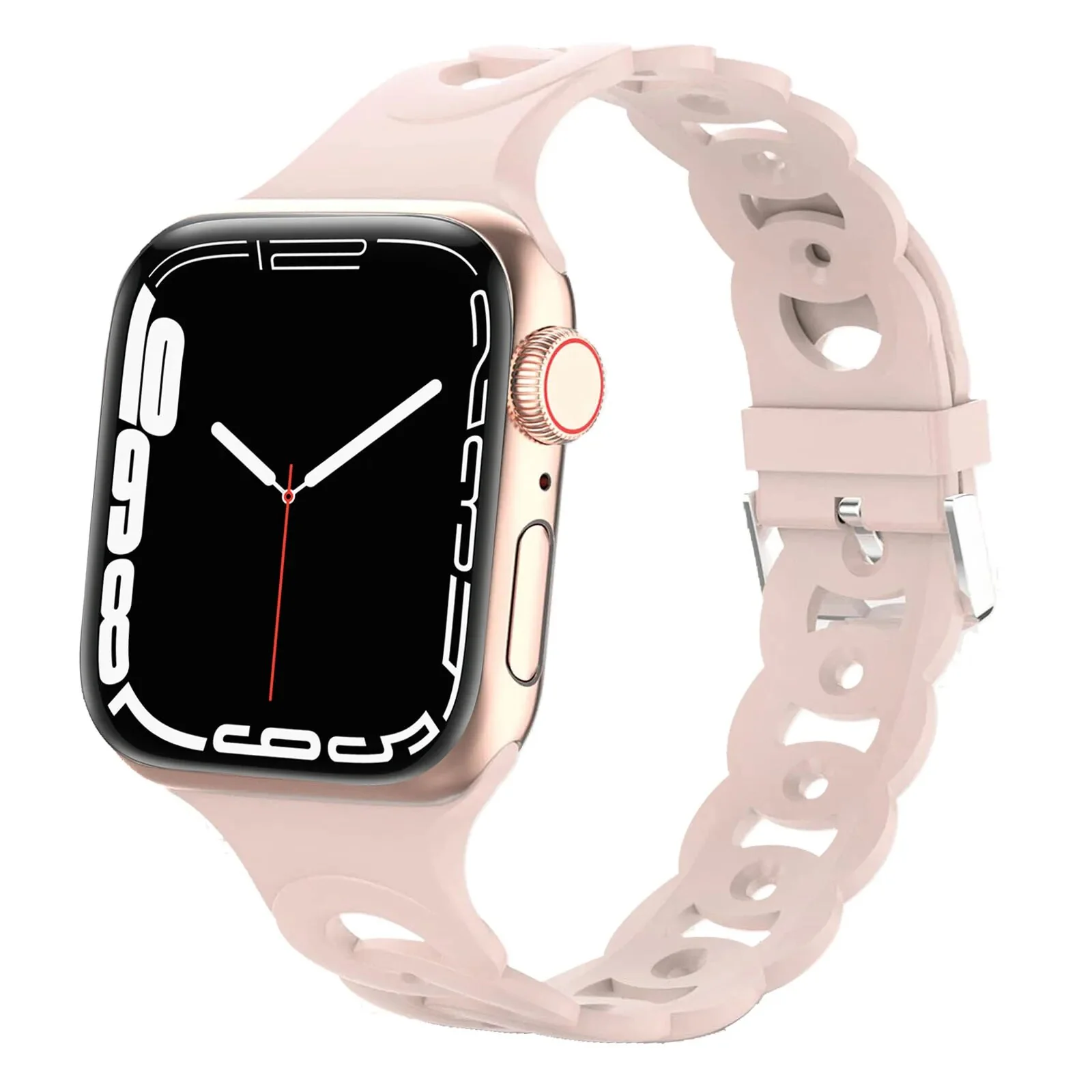 Compatible with Apple Watch -  Silicone Pattern Watch Band - Image 22