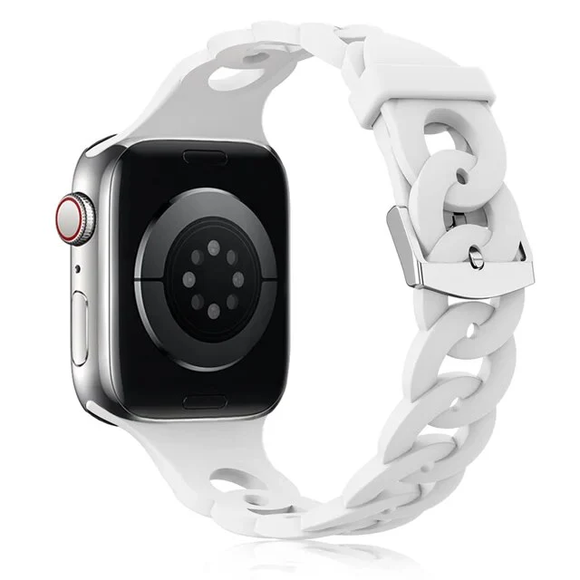 Compatible with Apple Watch -  Silicone Pattern Watch Band - Image 3