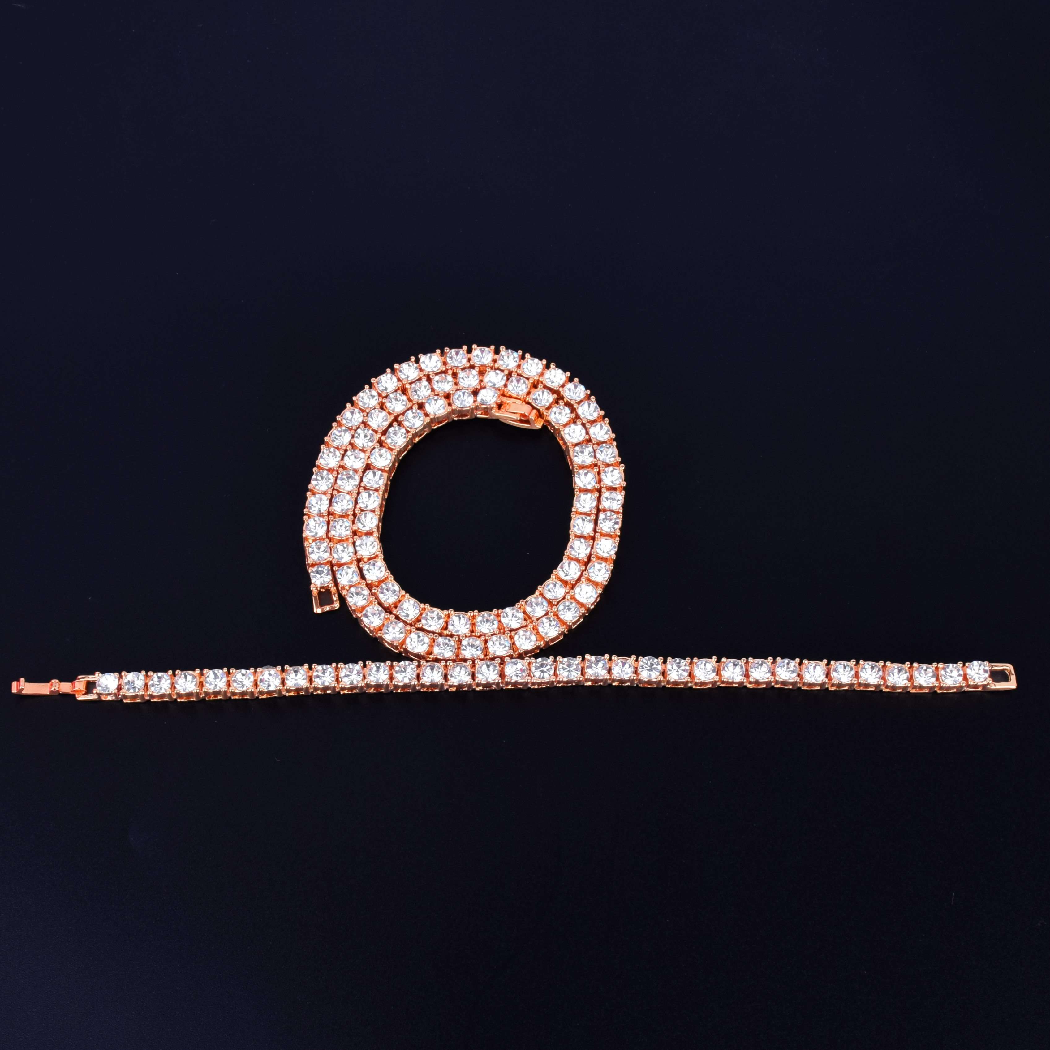 🤩💵 Save Big - Tennis Chain + FREE Tennis Bracelet Bundle - Image 4
