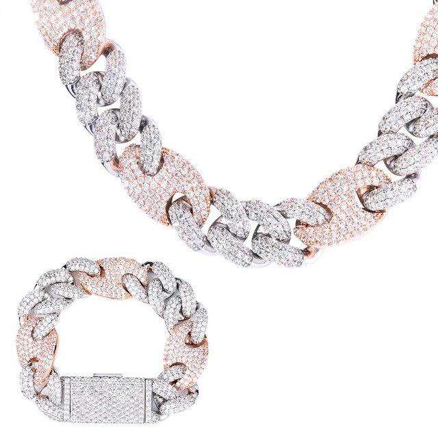 Thicc AF Miami Cuban Chain + Bracelet AAA Quality - Image 12