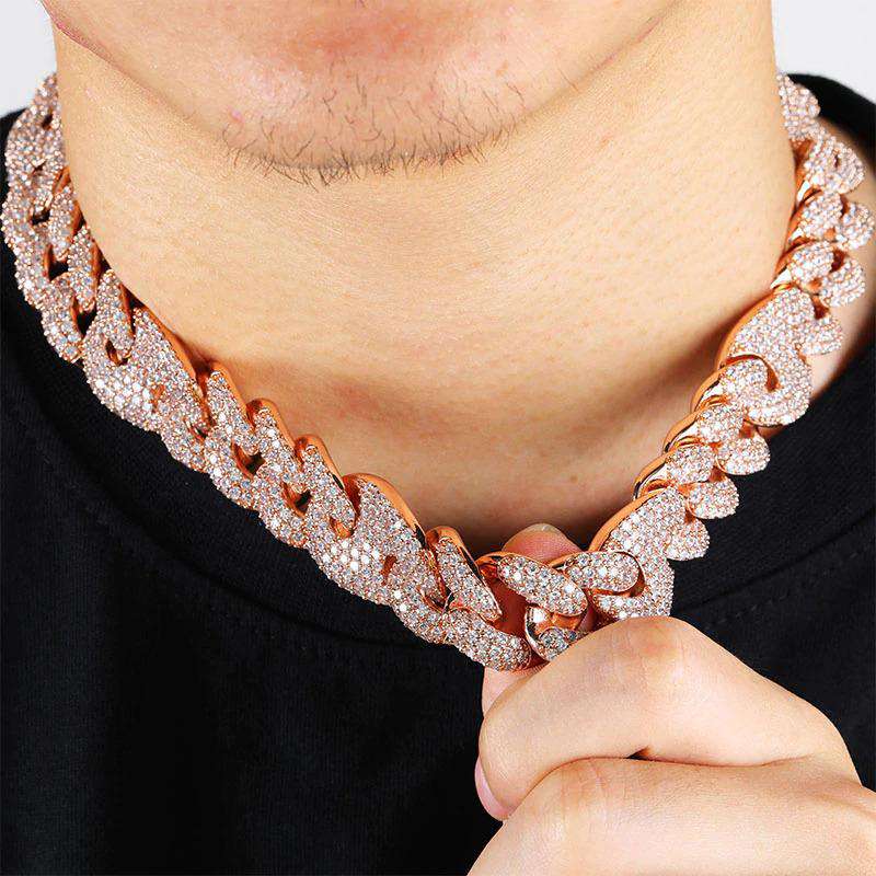 Thicc AF Miami Cuban Chain + Bracelet AAA Quality - Image 4