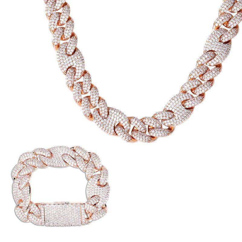 Thicc AF Miami Cuban Chain + Bracelet AAA Quality - Image 6