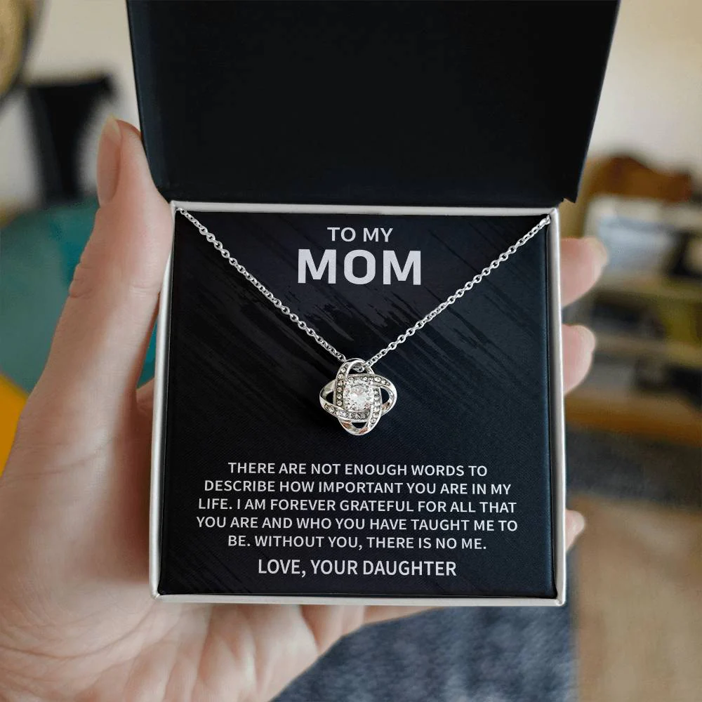 To My Mom Message Card Necklace - Image 2