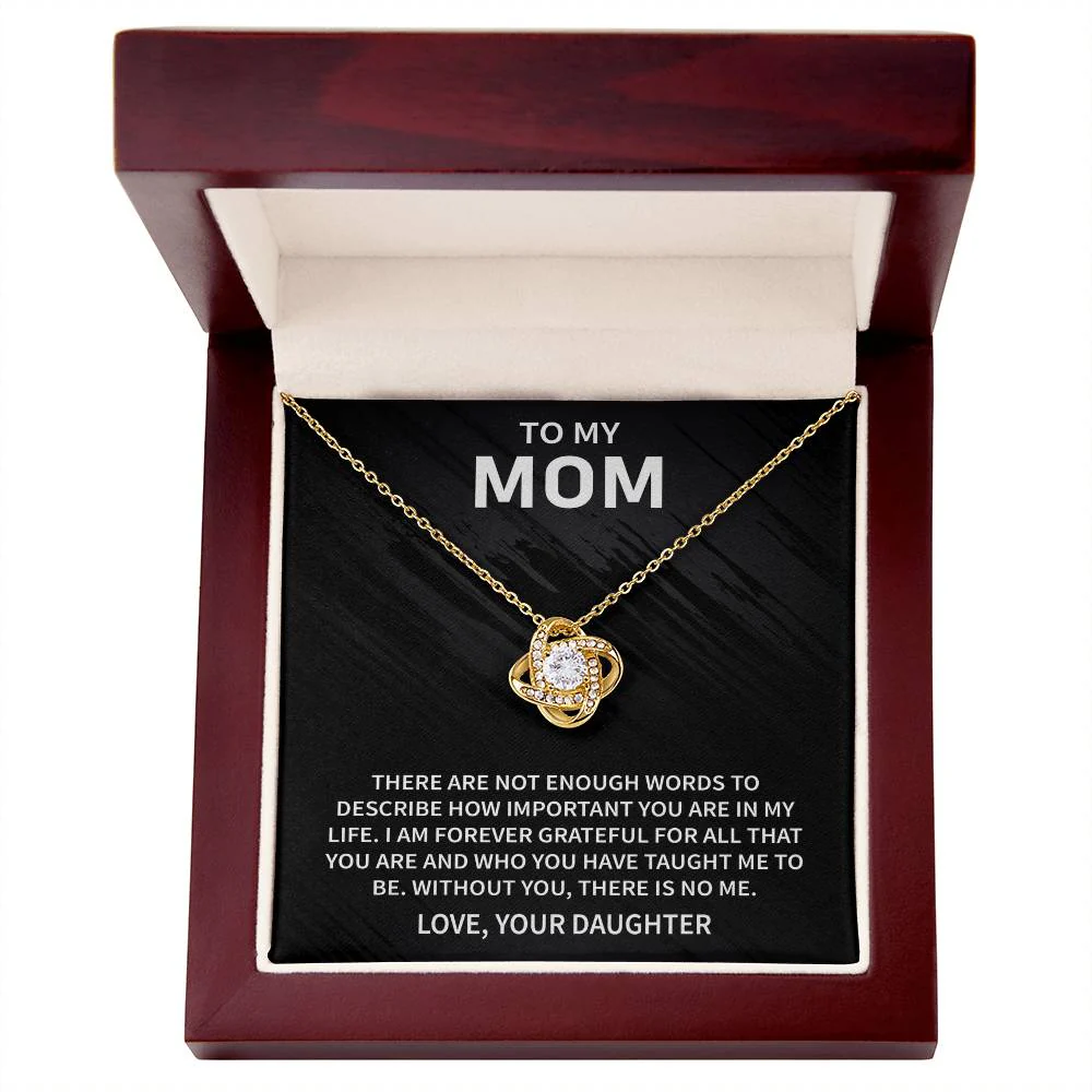 To My Mom Message Card Necklace - Image 5