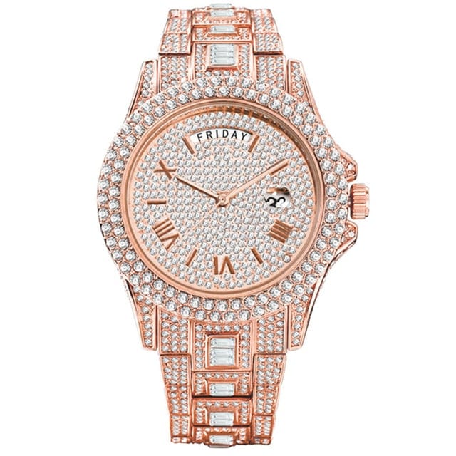 Top G Iced Out Baguette Watch - Image 10