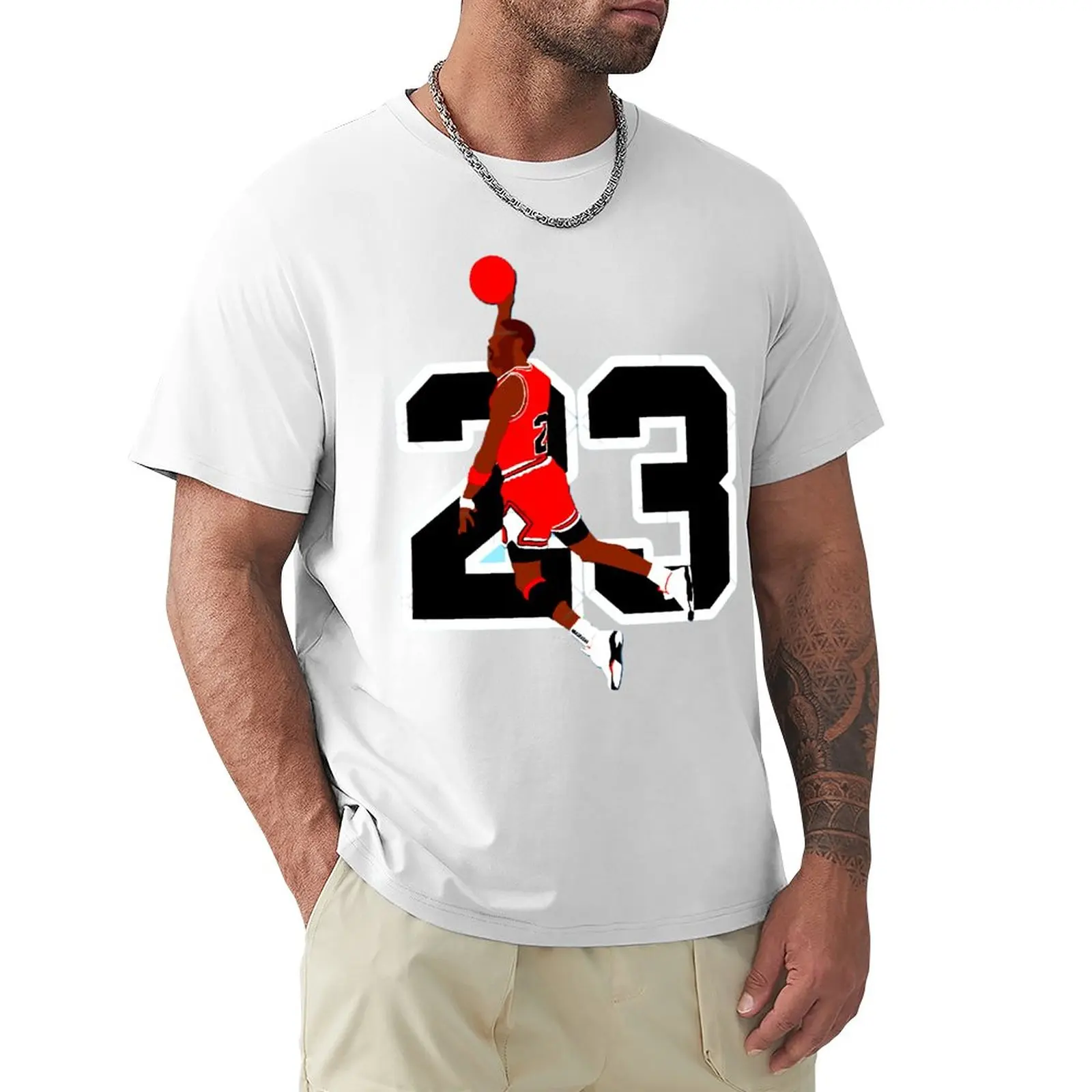 Basketball Star Michael Jordan 23 Graphic T-Shirt - Image 10