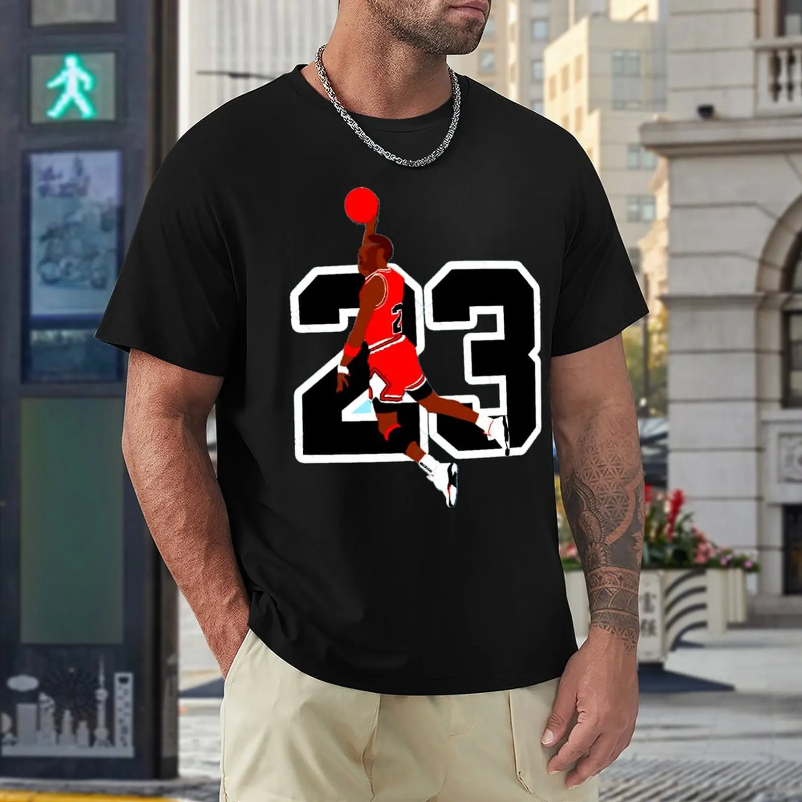 Basketball Star Michael Jordan 23 Graphic T-Shirt - Image 14