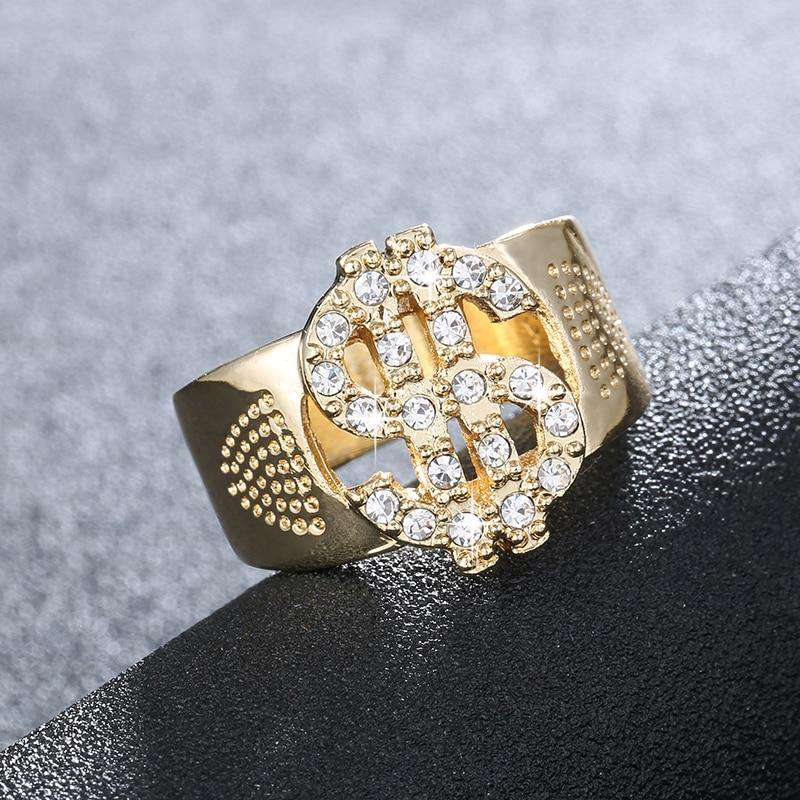 Tricked Out Gold $$$ Ring - Image 5