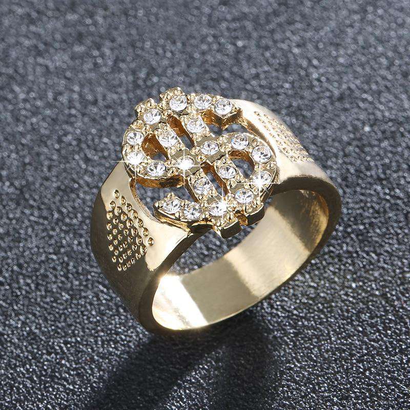 Tricked Out Gold $$$ Ring - Image 7