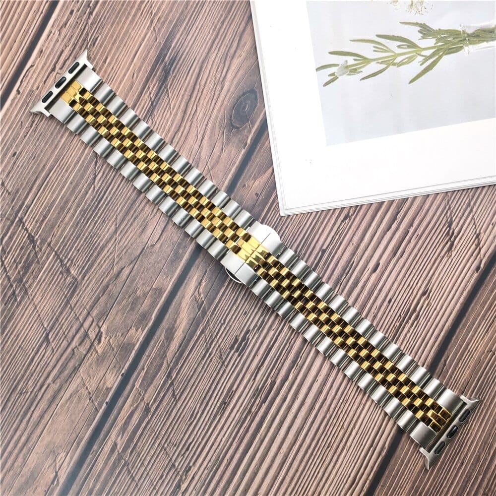 Compatible with Apple Watch - Two-tone Classic Watch Band - Image 14