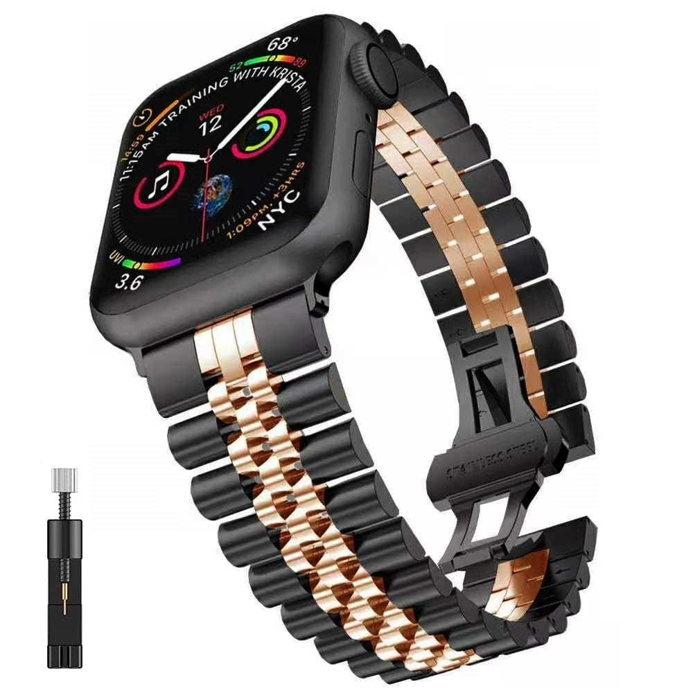 Compatible with Apple Watch - Two-tone Classic Watch Band - Image 2