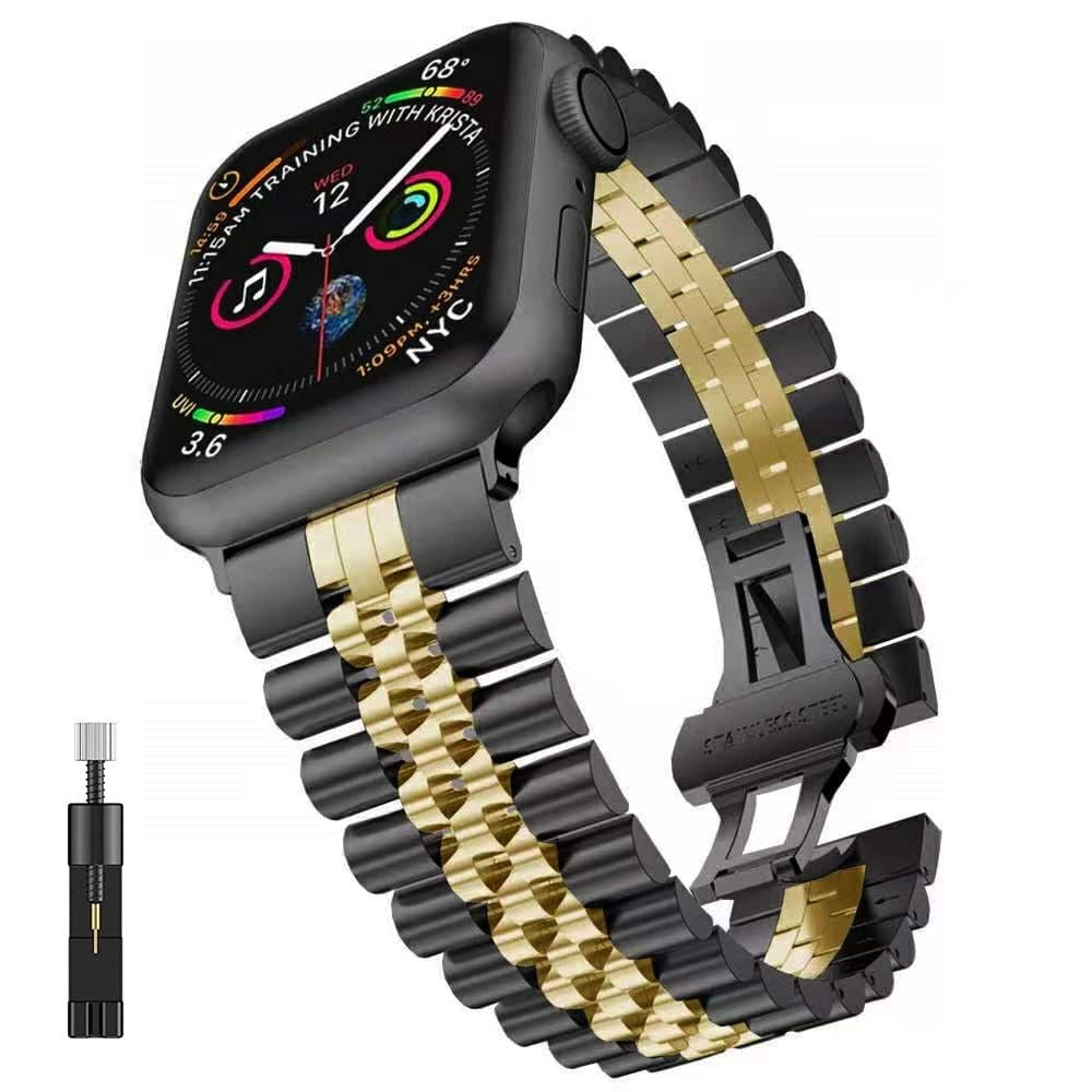 Compatible with Apple Watch - Two-tone Classic Watch Band - Image 5