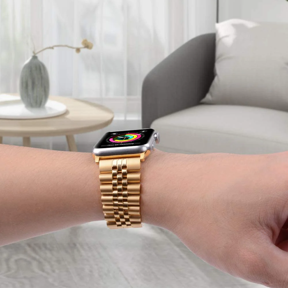 Compatible with Apple Watch - Two-tone Classic Watch Band - Image 9