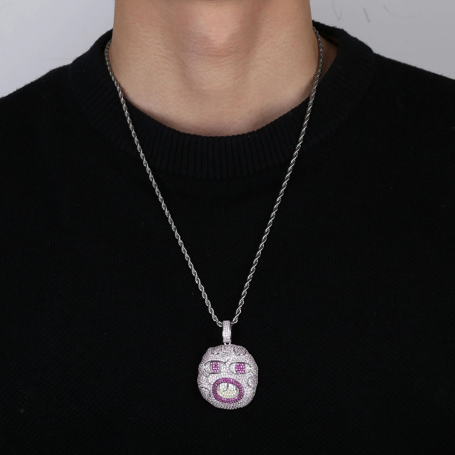 Tyler The Creator Cherry Bomb Pendant Rapper Chain - Image 6