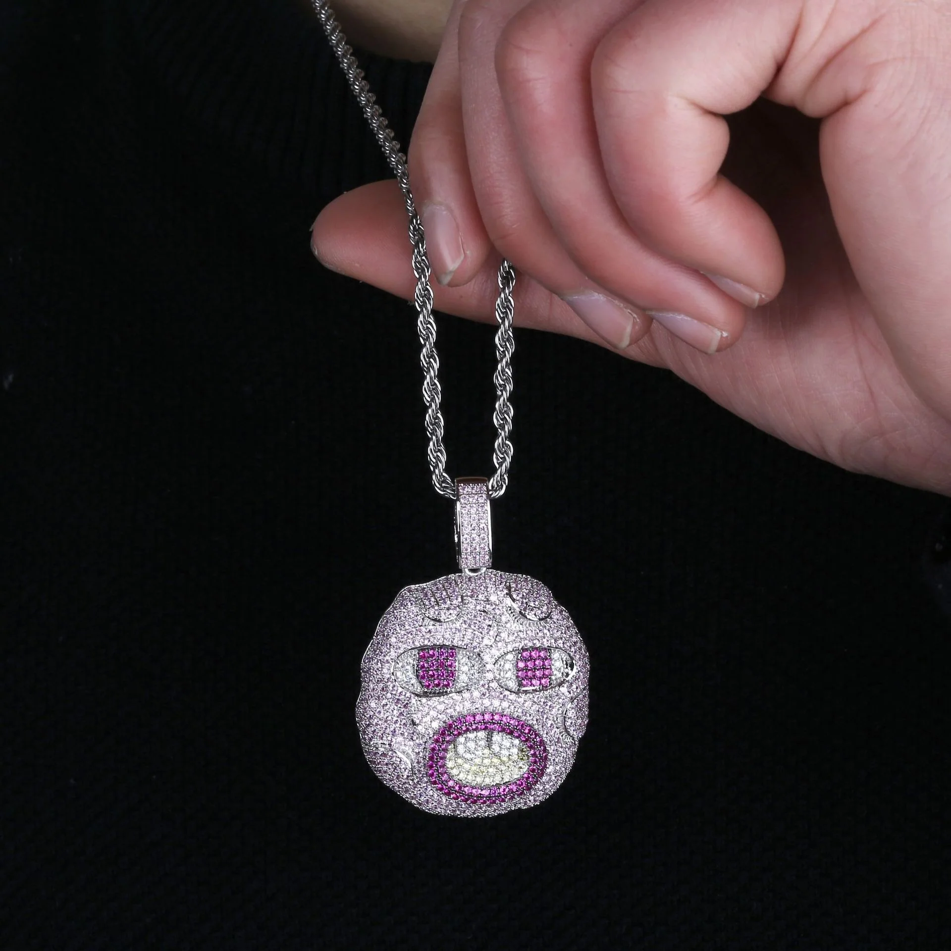 Tyler The Creator Cherry Bomb Pendant Rapper Chain - Image 7