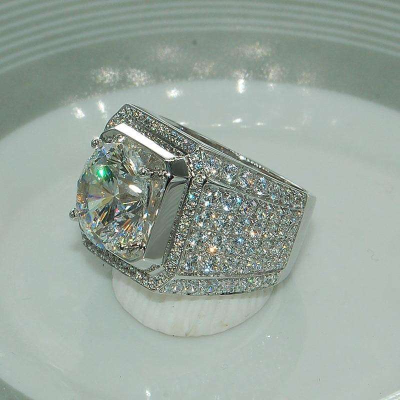 Ultra Bling Silver Ring - Image 2