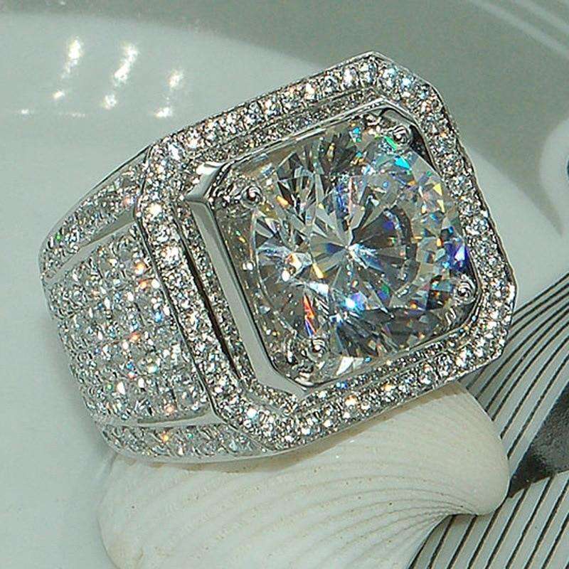 Ultra Bling Silver Ring - Image 4