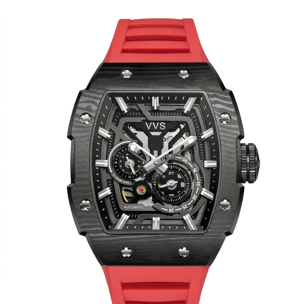 Speedy Tonneau Skeleton Automatic Watch - Image 3