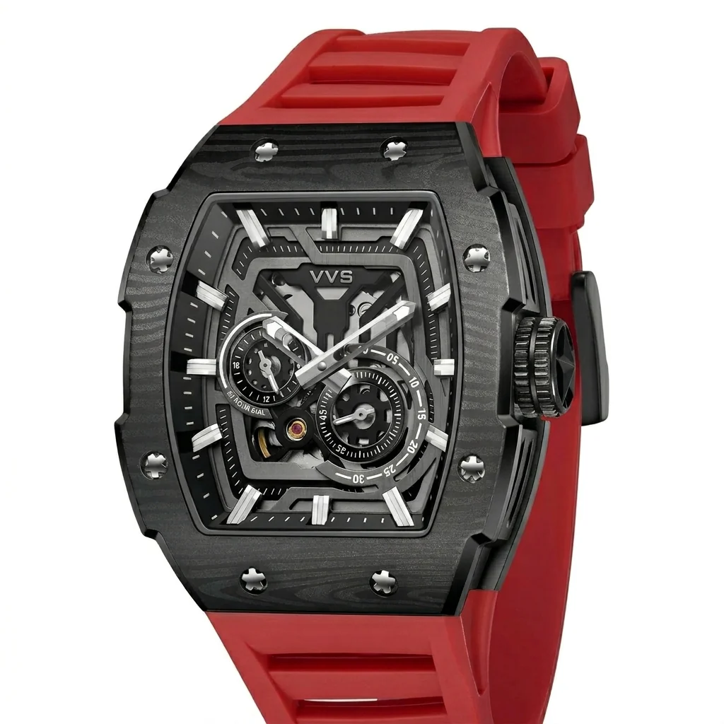 Speedy Tonneau Skeleton Automatic Watch - Image 6