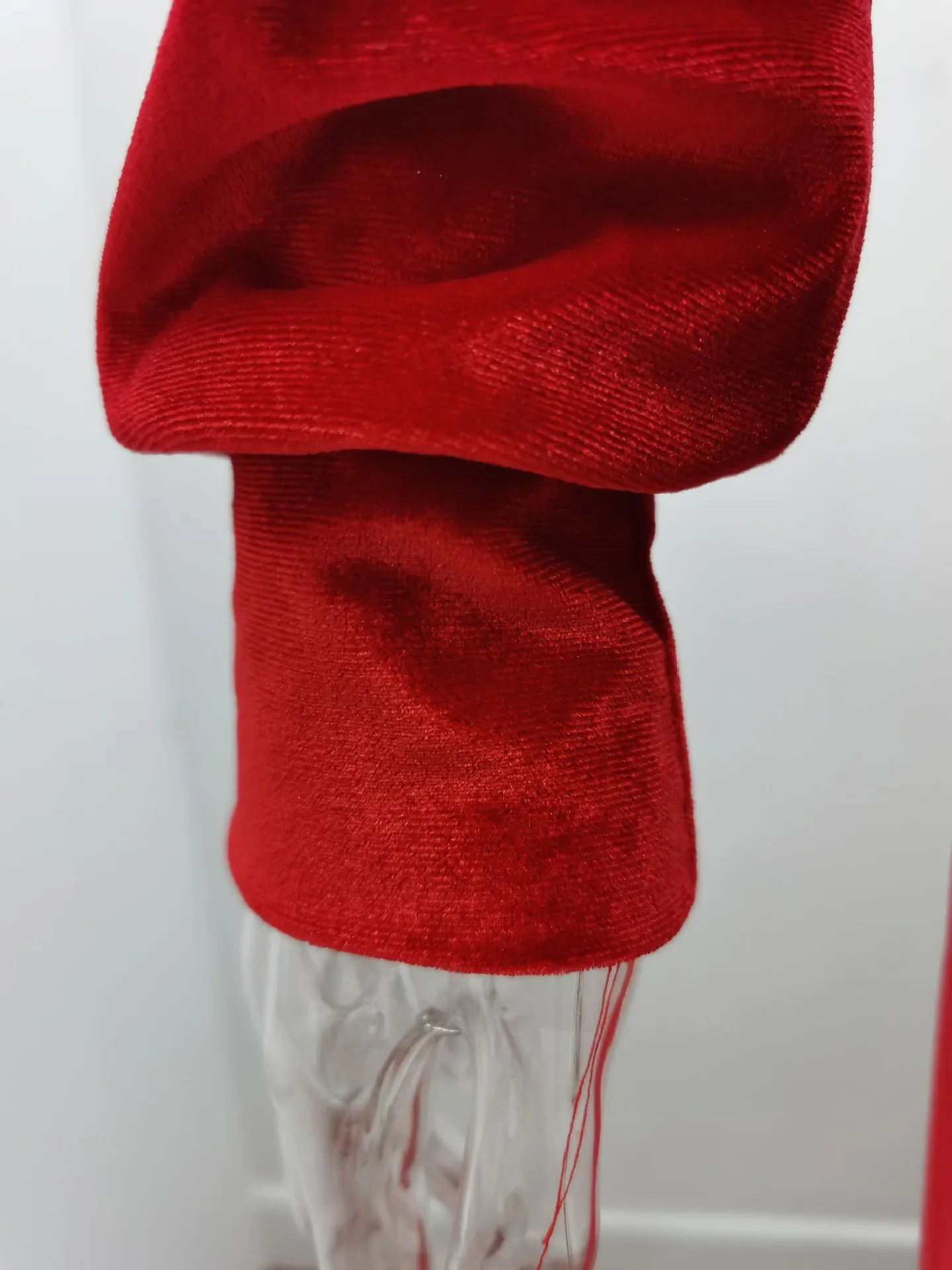 Velvet Hoodie Crop Top Tracksuit - Image 29