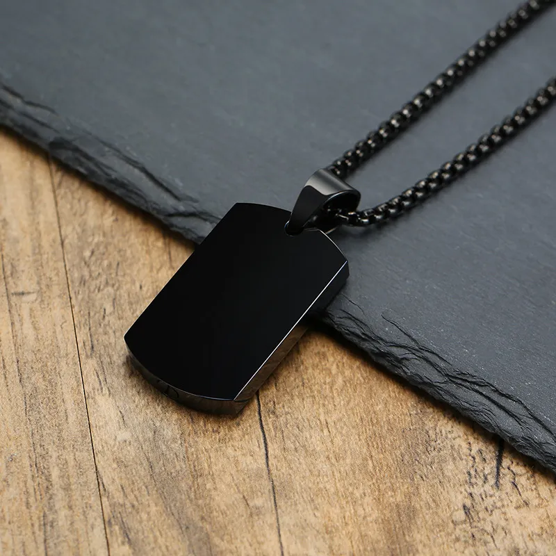 Stainless Steel Dog Tag Cremation Urn Pendant Necklace - Image 7