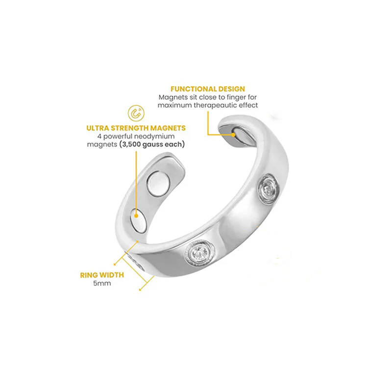 VVS AURA Therapeutic Magnetic Resizable Ring - Image 2