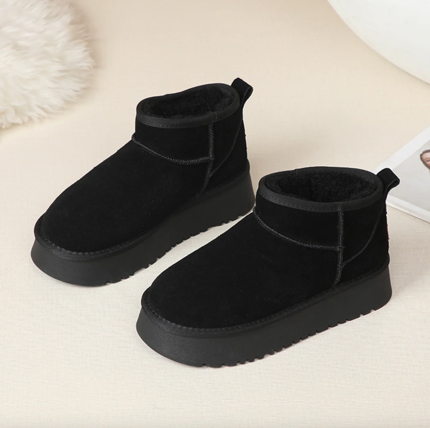 VVS Classic Winter Boots – Genuine Suede Leather, Wool Lined Snow Boots - Image 6