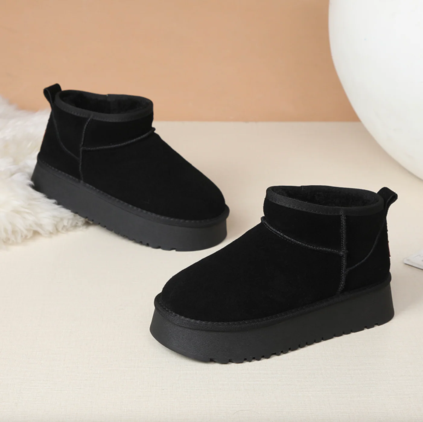 VVS Classic Winter Boots – Genuine Suede Leather, Wool Lined Snow Boots - Image 7