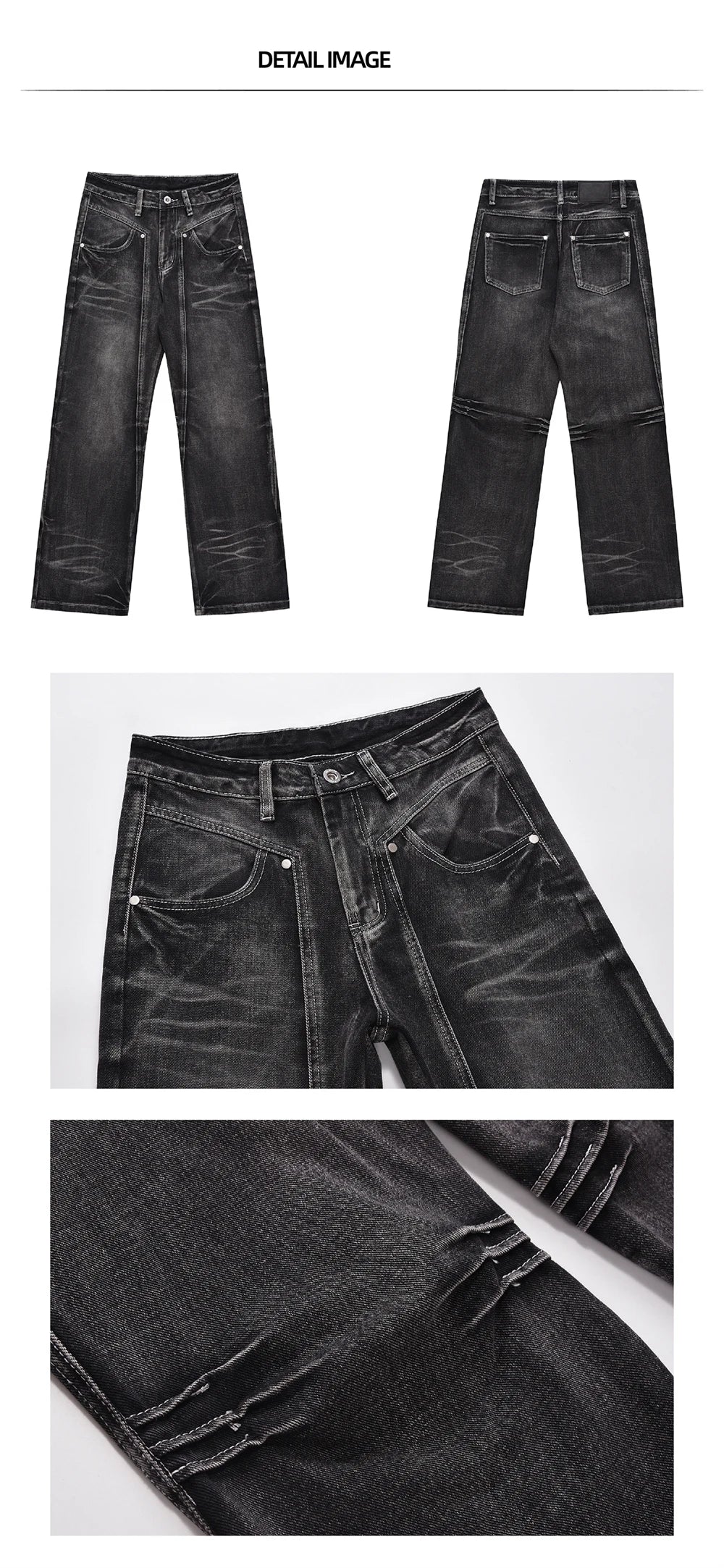 VVS Eclectic Edge Baggy Jeans - Image 2
