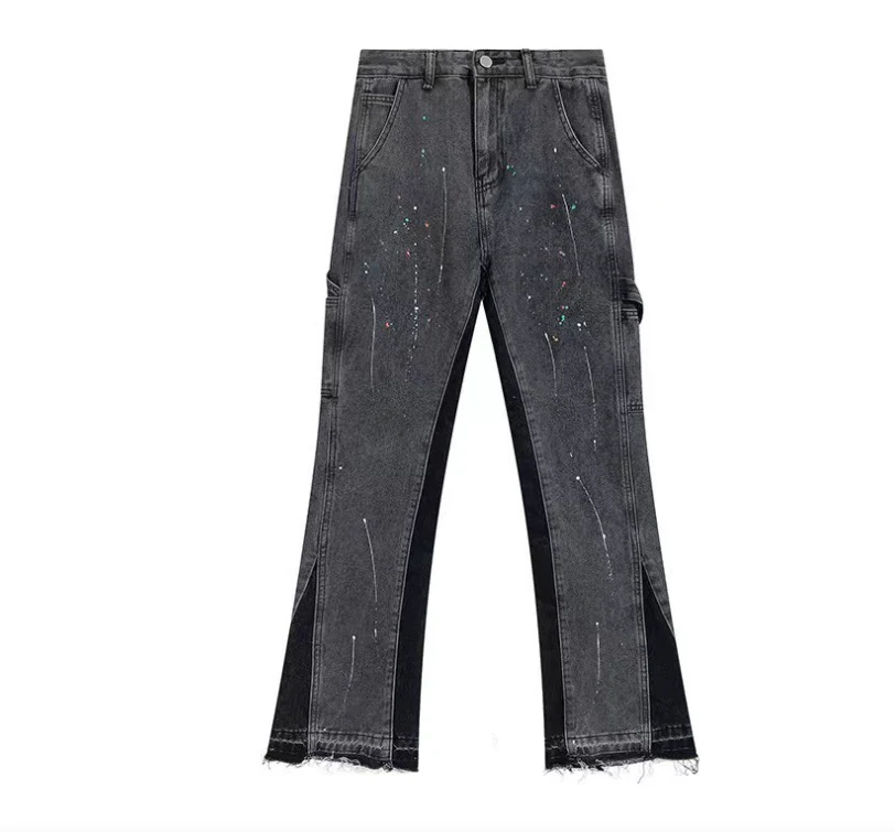 Ink Splash Straight Leg Jeans - Image 2