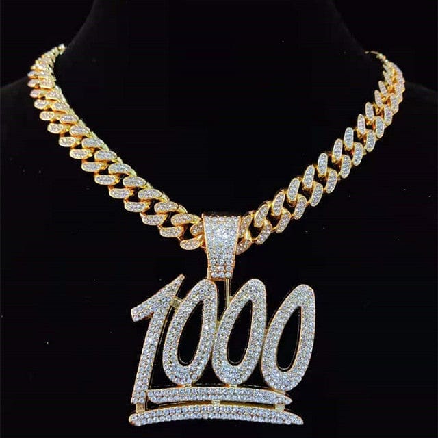 VVS Jewelry 1000 Iced Out Cuban Pendant Chain - Image 10