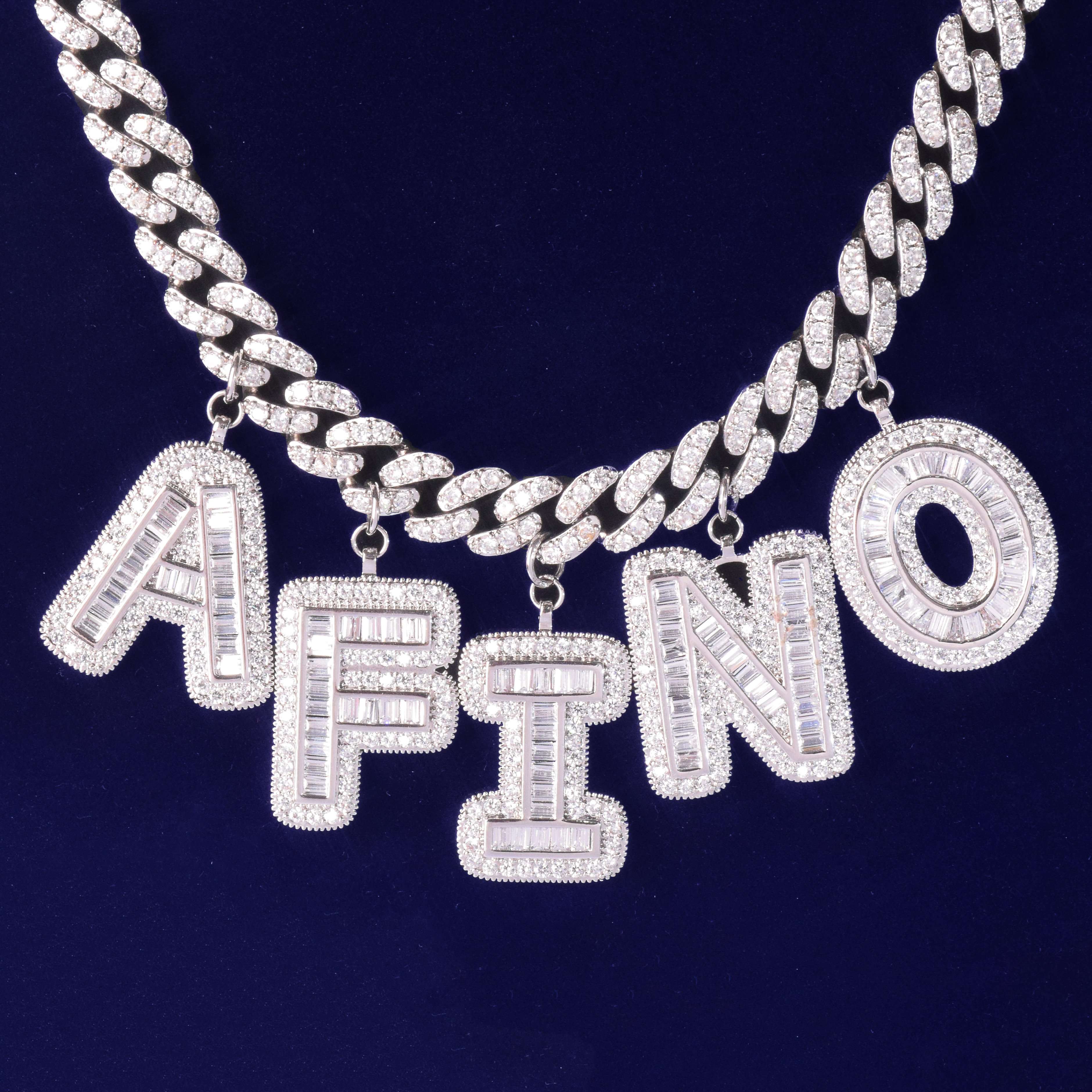 VVS Jewelry 10mm Custom Name Cuban Baguette Chain - Image 6