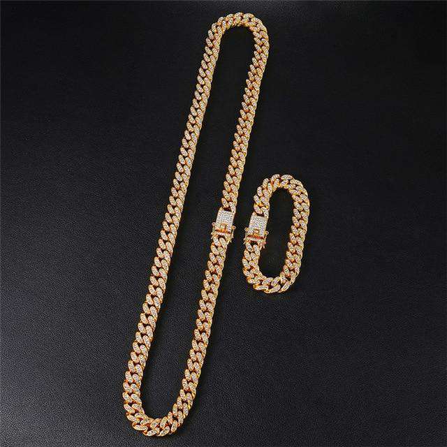 VVS Jewelry 14k Gold/Silver Chain + FREE Bracelet Bundle - (TODAY ONLY QUICK DELIVERY) - Image 3