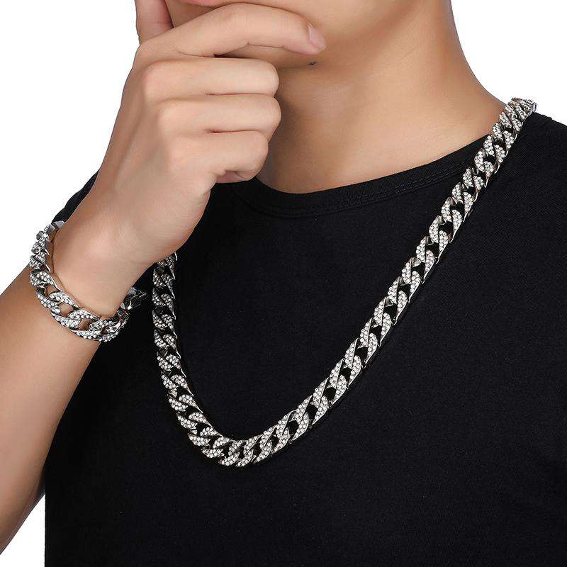 VVS Jewelry 14k Gold/Silver Chain + FREE Bracelet Bundle - (TODAY ONLY QUICK DELIVERY) - Image 7