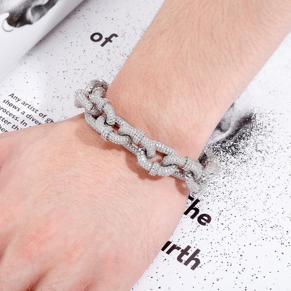 VVS Jewelry 17mm Thicc AF Micropave Miami Cuban Bracelet - Image 10