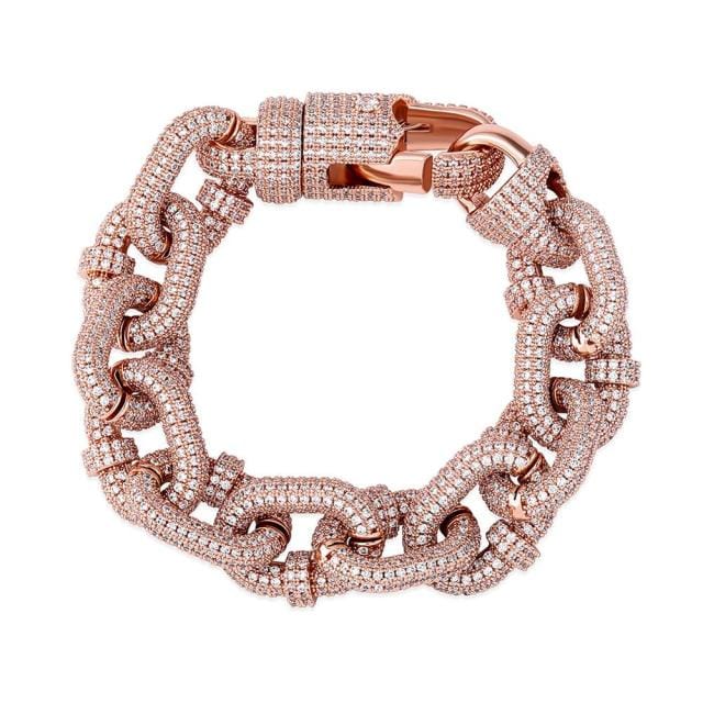 VVS Jewelry 17mm Thicc AF Micropave Miami Cuban Bracelet - Image 2
