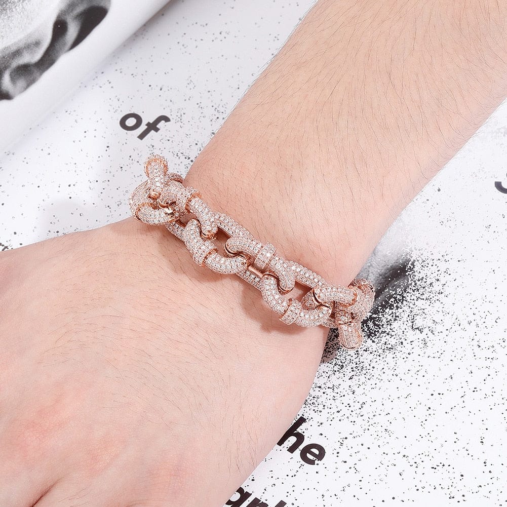 VVS Jewelry 17mm Thicc AF Micropave Miami Cuban Bracelet - Image 6