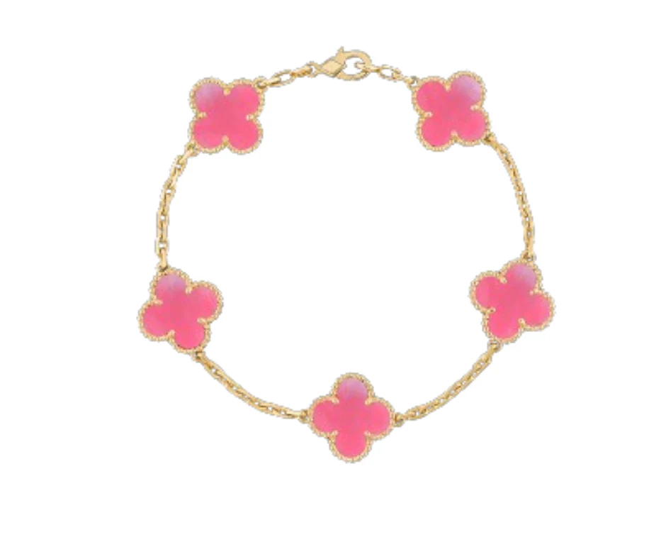 Clover Motif Alhambra Bracelet - 18k Gold - Image 13