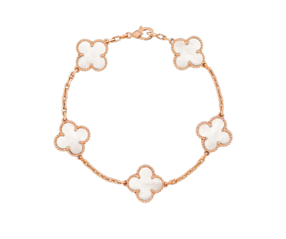 Clover Motif Alhambra Bracelet - 18k Gold - Image 3